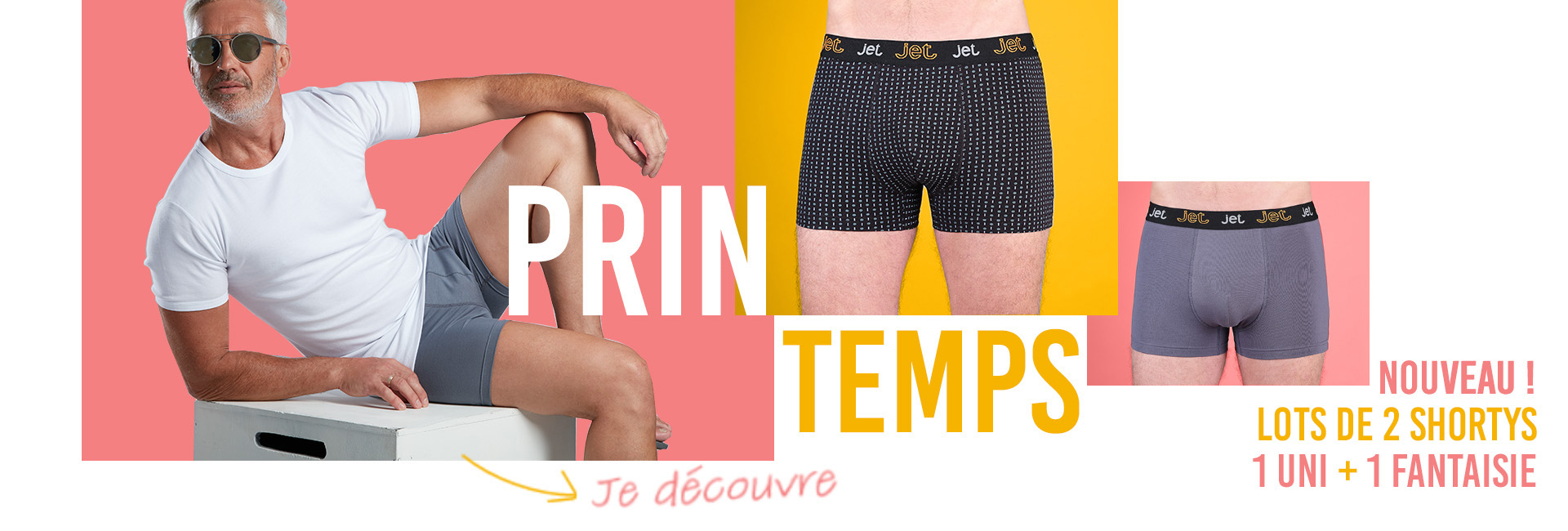 Lot de 2 shorty