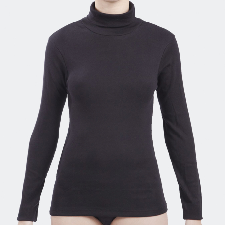 Col cheminée Noir 03