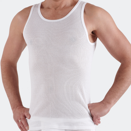 Débardeur Maille Respirante Filet, Sous-Vêtements Homme, Jet Toulouse