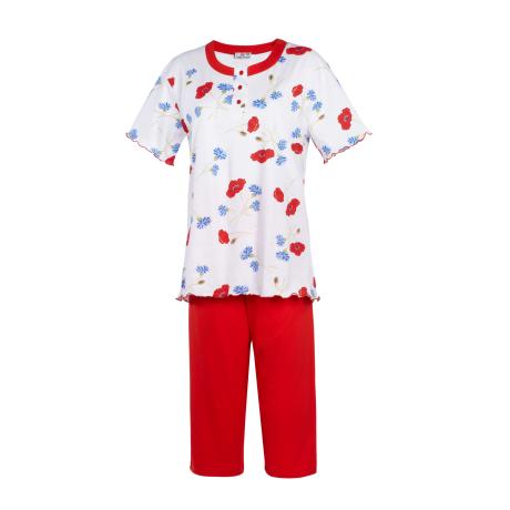 Pyjama corsaire manches courtes colorama violet/imprimé Naf Naf | La