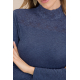 Autre photo Maillot de corps Femme col cheminée dentelle