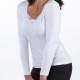 Autre photo Maillot de corps Femme Manches Longues Dentelle