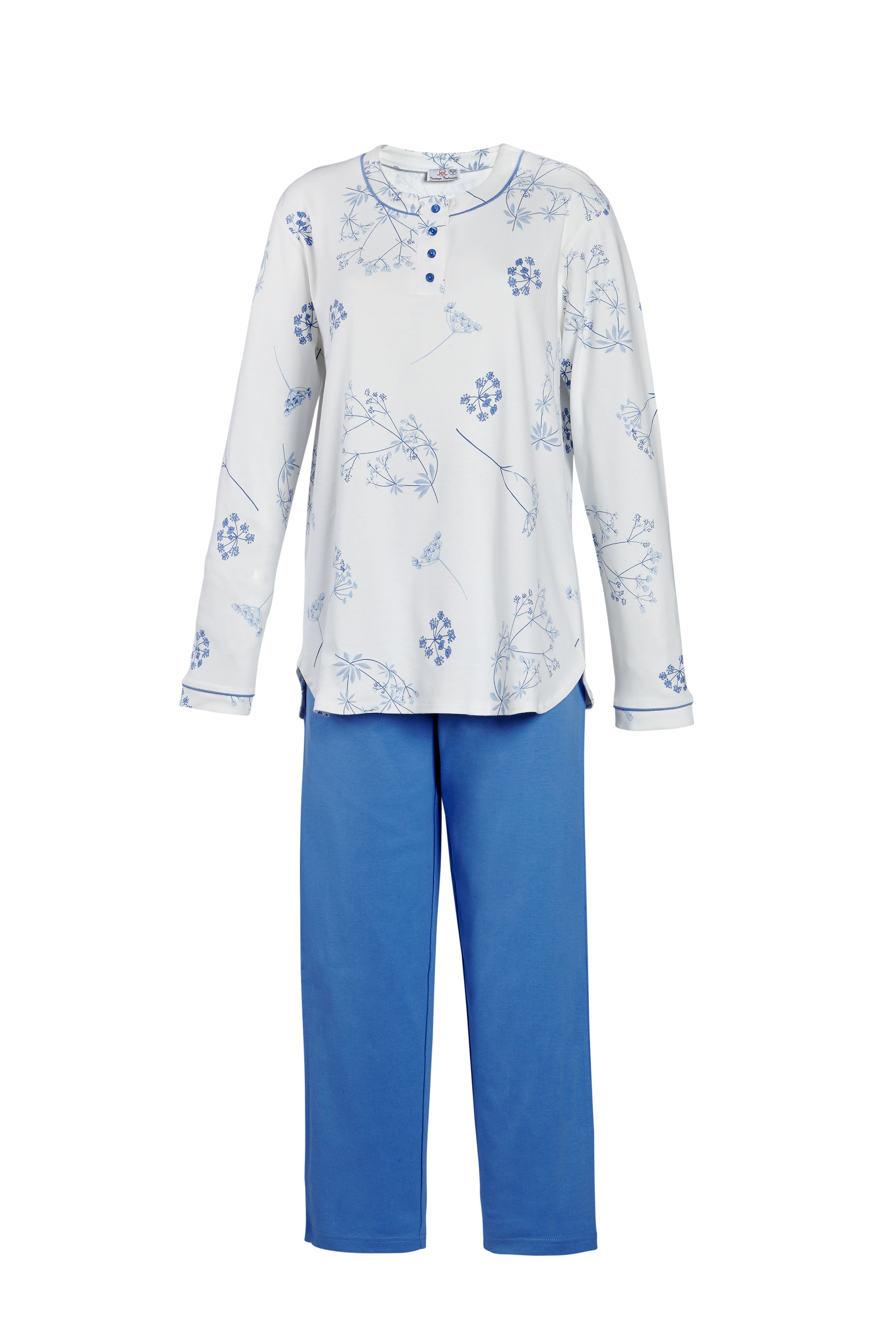 Pyjama Fille F&F 11-12 Ans Manches Longues 100% Coton Rose - Neuf Sans étiquette