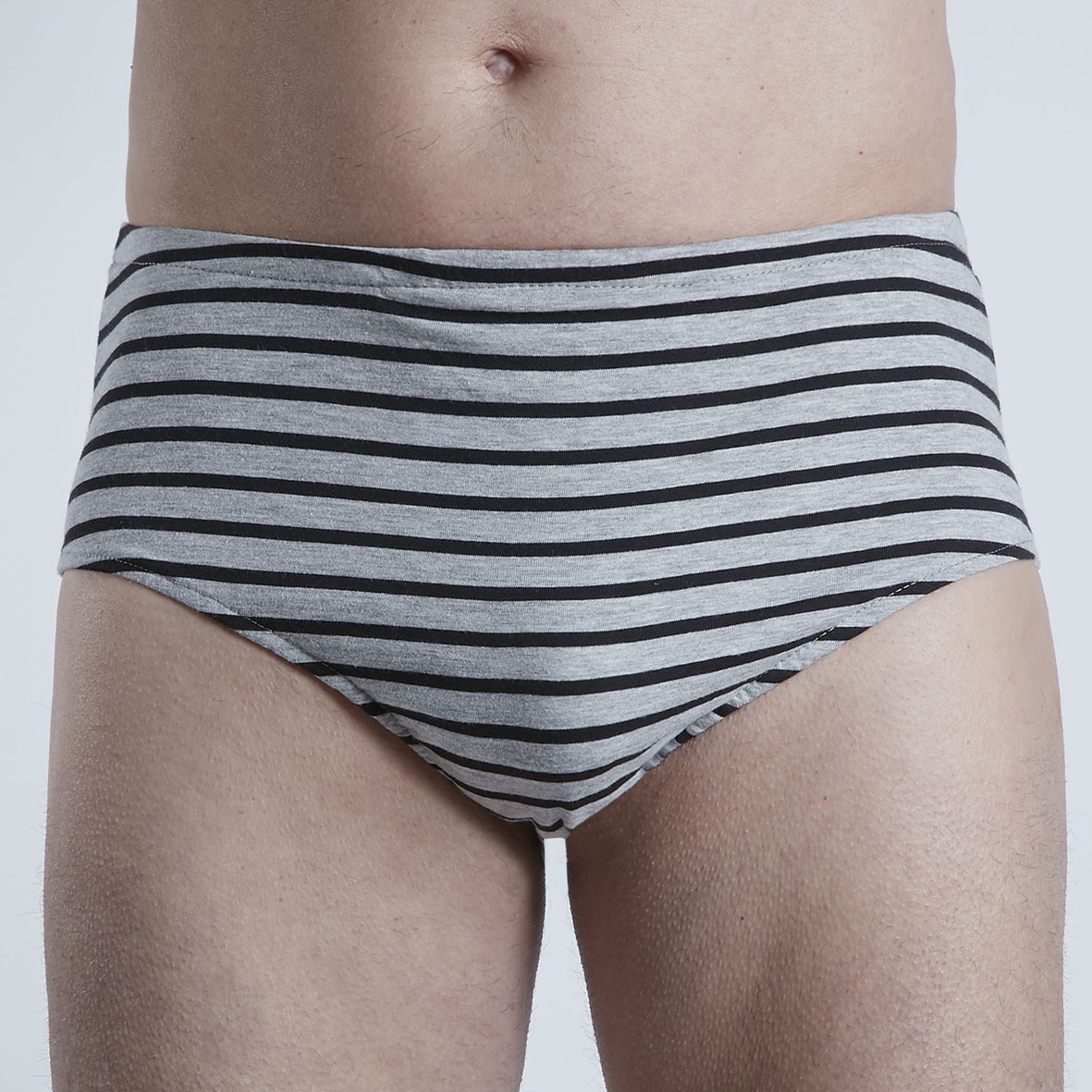 Slip Homme Fermé Blanc En Côte 2/2 - Taille 3XL - Vintage - Neuf Avec Étiquettes